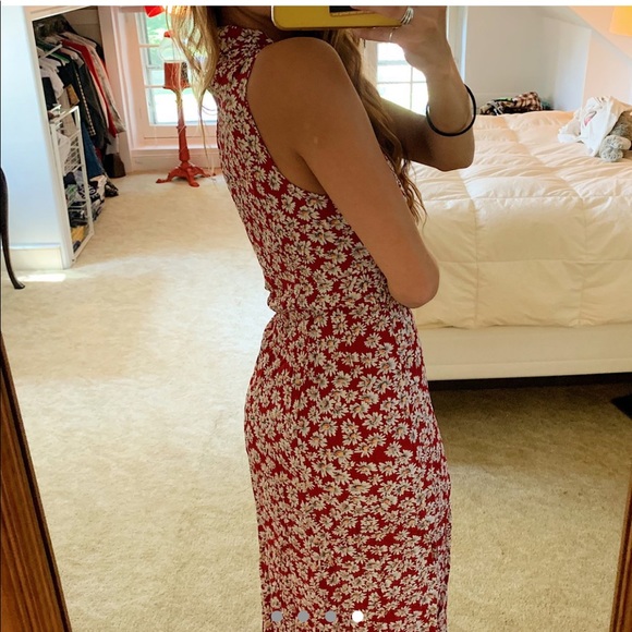 Vintage Maxi Button Up Dress - Picture 4 of 4